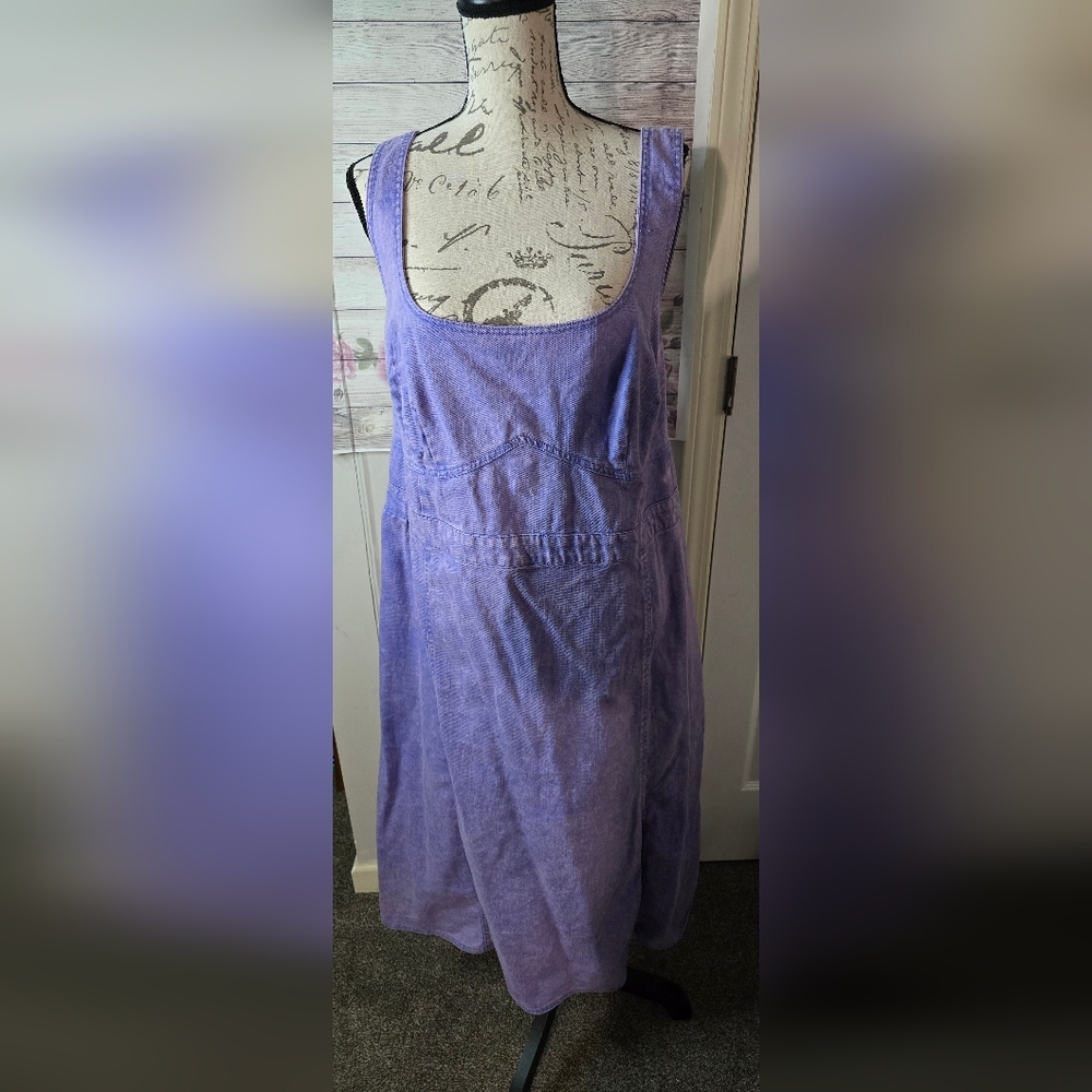 Purple Denim Dress